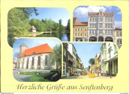Senftenberg Niederlausitz Senftenberg Schlosspark Markt Kirche Kreuzsstrasse o 2