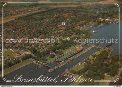 Brunsbuettel Schleuse Fliegeraufnahme