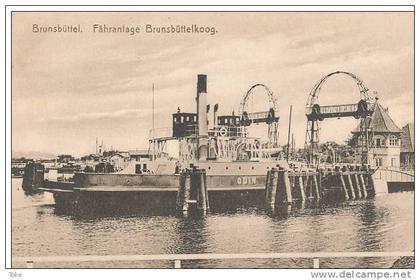 F FS 126 / C P A - ALLEMAGNE - BRUNSBUTTEL - FAHRANLAGE  BRUNSBUTTELKOOG