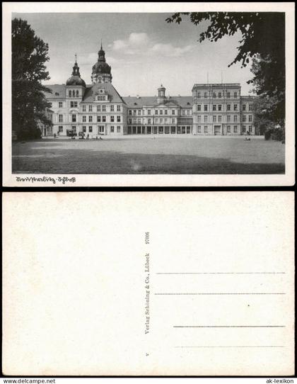 Ansichtskarte Bückeburg Schloss Bückeburg 1955