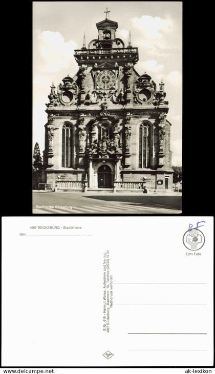 Ansichtskarte Bückeburg Stadtkirche Bückeburg 1960