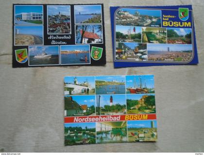 D146911  Germany   BÜSUM  3 postcards