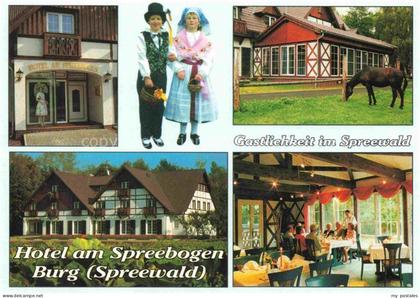 Burg Spreewald Brandenburg Spreewald Hotel Restaurant Tracht Sorbisch Pferd Fach