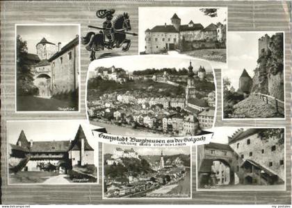 Burghausen Salzach Burghausen Tor Burg x 1967