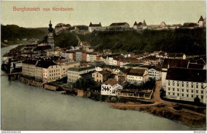 Burghausen von Nordosten