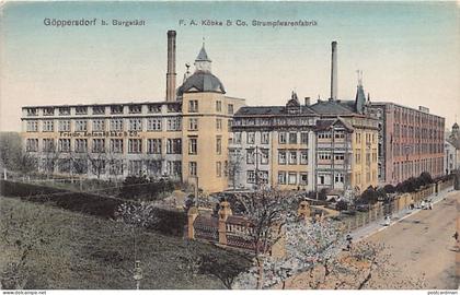 Deutschland - GÖPPERSDORF (Burgstädt) F. A. Köbke & Co. Strumpfwarenfabrik