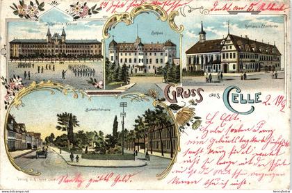 Gruss aus Celle - Litho