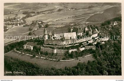 Coburg Bayern Veste Coburg Fliegeraufnahme