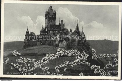 Cochem Mosel Reichsburg Cochem Fruehling
