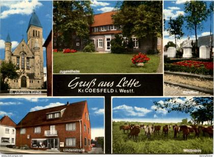 Gruss aus Lette Kr. Coesfeld, div. Bilder