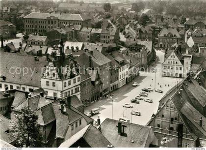 Colditz Blick auf den Marktplatz Innenstadt