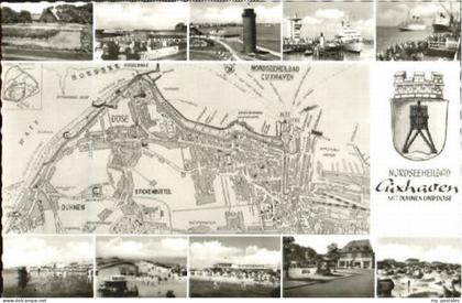 Cuxhaven Nordseebad Cuxhaven  ungelaufen ca. 1955