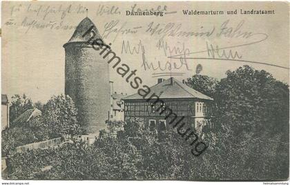 Dannenberg - Waldemarturm - Landratsamt - Verlag Wilh. Fischer Dannenberg gel. 1920