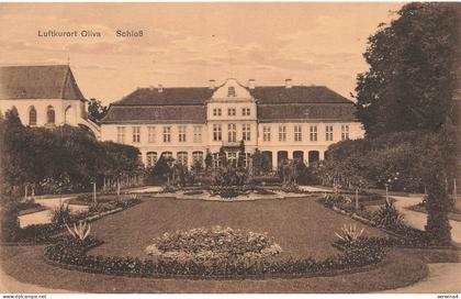 AK Danzig Luftkurort Oliva Schloß Danzig 1933 gelaufen Postkarte