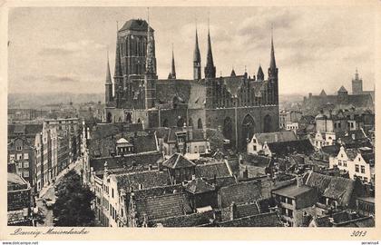 AK Danzig Marienkirche Danzig ungelaufen Postkarte