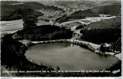 Daun Eifel Daun Gemuender Maar Fliegeraufnahme