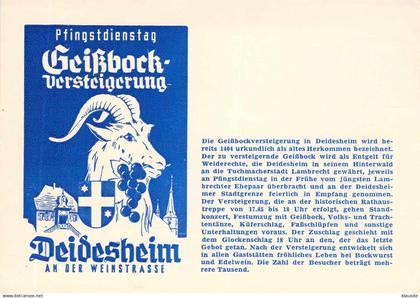 Deidesheim - Geißbock-Versteigerung Moderne Karte
