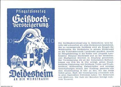 Deidesheim Geissbockversteigerung