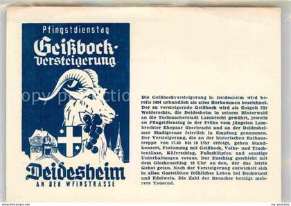 Deidesheim Pfingstdienstag Geissbock Versteigerung