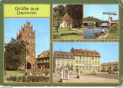 Demmin Mecklenburg Vorpommern Jugendherberge Luisentor Kleine Galerie Zugbruecke
