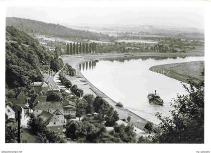 Diesbar-Seusslitz Nuenchritz Sachsen Partie an der Elbe