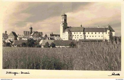 DILLINGEN Donau Bayern Dillingen Schloss Kirche Panorama Getreidefeld Donau Tuer