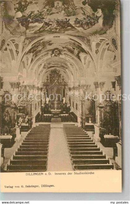 Dillingen Donau Studienkirche