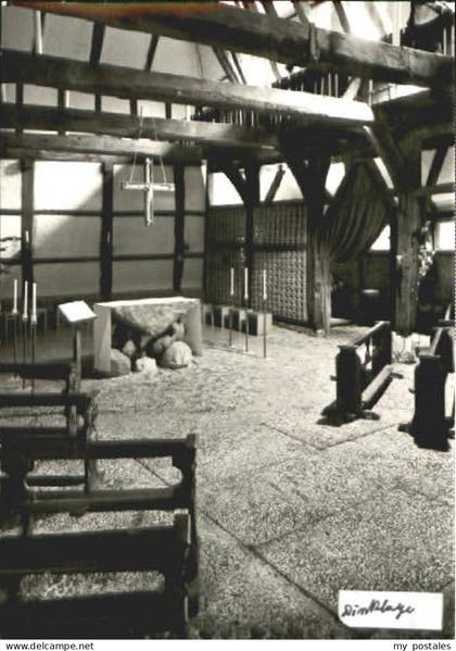 Dinklage Burg Kirche ungelaufen ca. 1965