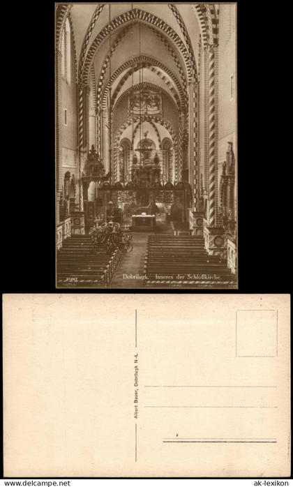 Doberlug-Kirchhain Dobrilugk Dobrilugk Inneres der Schloßkirche 1920