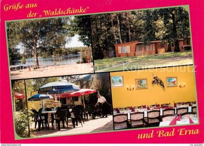 Doberlug-Kirchhain Naherholungsgebiet Waldschaenke Bad Erna Partie am See