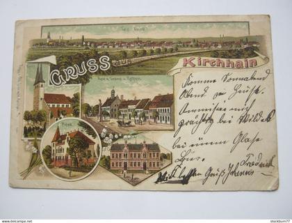 Doberlug-Kirchhain   , Schöne   Karte um 1900 , ger. Beförderungsspuren