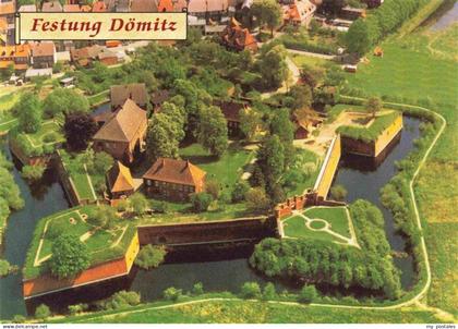 Doemitz Mecklenburg-Vorpommern Festung Doemitz Fliegeraufnahme