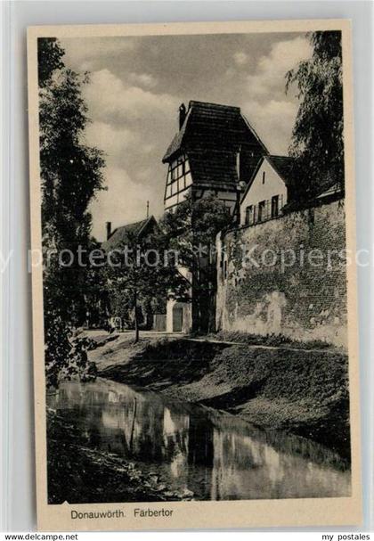 Donauwoerth Bayern Faerbertor