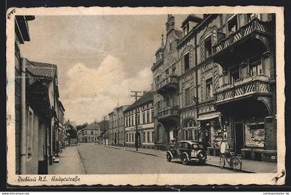 AK Drebkau /N. L., Partie in der Hauptstrasse