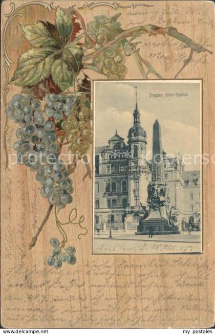 DRESDEN Elbe Wettin Obelisk