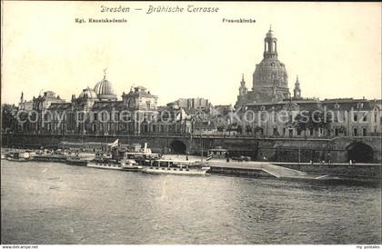 Dresden Frauenkirche Bruehlsche Terrassen