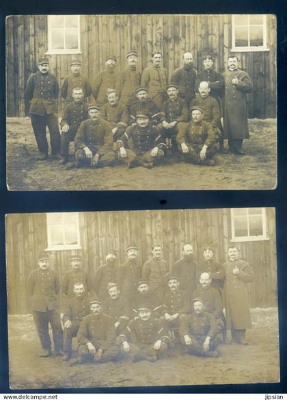 lot de 2 cpa carte photo Allemagne camp de Dülmen  -- Duelmen    STEP12