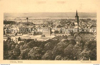 Dueren Rheinland Panorama Kirche