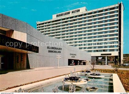 DuessELDORF  CITY Blumenauer Immobilien Hotel Duesseldorf Hilton
