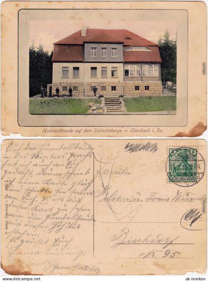 Ebersbach  b Löbau Zittau  Humboldtbaude auf dem Schlechteberge 1913