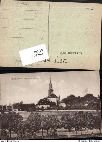 647002,Hochfelden Kirche Zabern Elsass