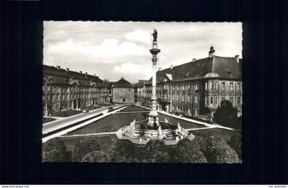 Eichstaett Oberbayern Eichstaett Residenzplatz Mariensaeule *