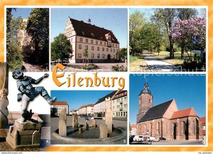 Eilenburg Sorbenturm Rathaus Wallgrabenanlage auf der Burg Heinzelmaennchen Brun
