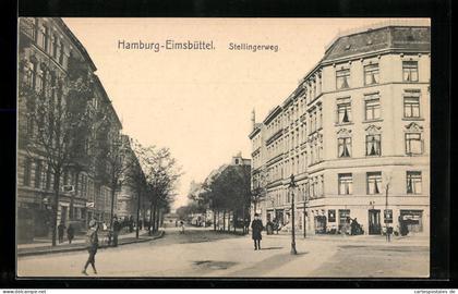 AK Hamburg-Eimsbüttel, Partie am Stellingerweg