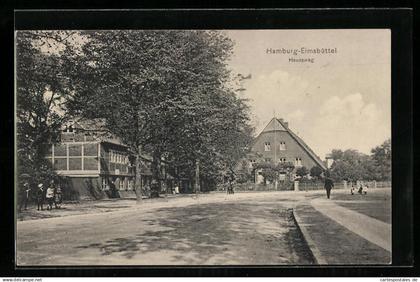 AK Hamburg-Eimsbüttel, Partie im Heussweg