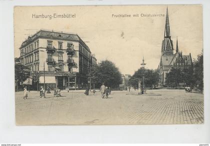ALLEMAGNE - HAMBURG - EIMSBÜTTEL -  Fruchtallee mit Christuskirche