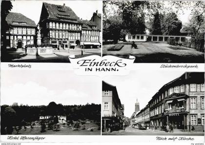 Einbeck Niedersachsen Einbeck Stueckenbrockpark Marktplatz