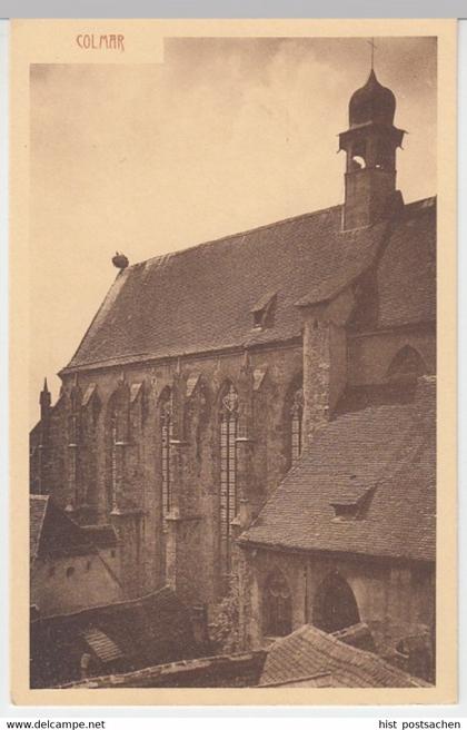 (12037) AK Colmar, Elsass, Kirche, vor 1945