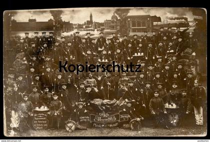 ALTE POSTKARTE RESERVE 1908 STRASSBURG STRASBOURG PAROLE HEIMAT DAMPFLOK ZUG Vogesen vosges Elsass Alsace postcard cpa