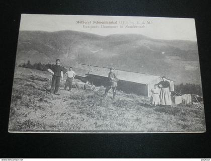 Melkerei Schnepfenried , 1915 , Besitzer Baumgart in Sondernach , Wintzenheim , alte Ansichtskarte , AK , CPA !!